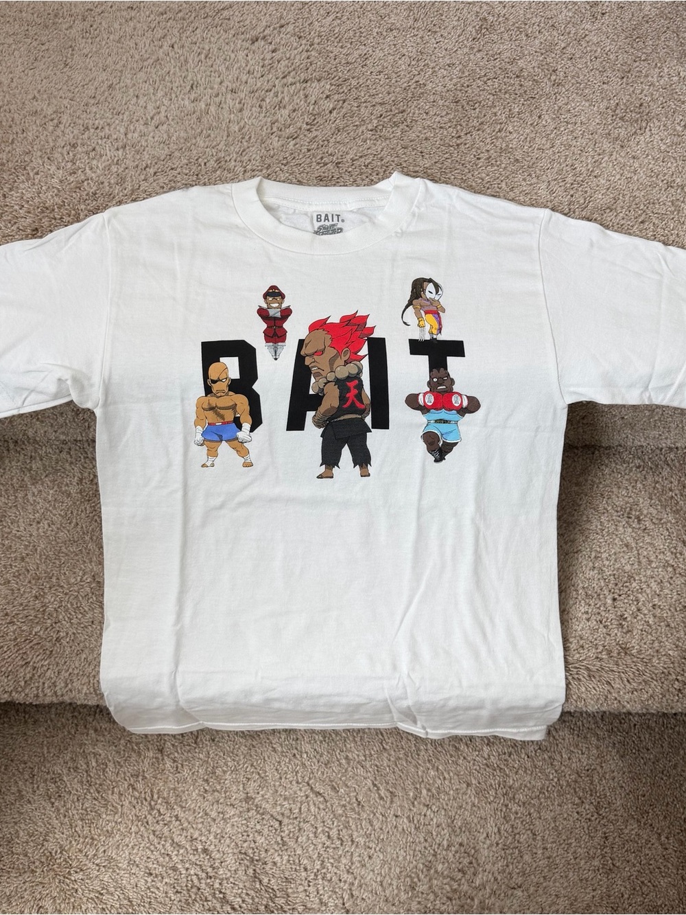 BAIT x STREET FIGHTER White Short-Sleeve Tee (NEW)